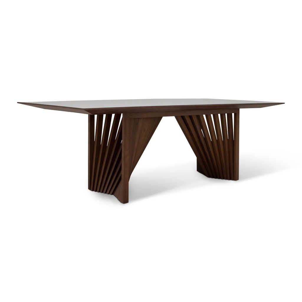 Laguna Slim Dining Table with Glass Top