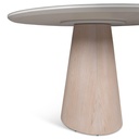 Mona Round Dining Table - Glass Top